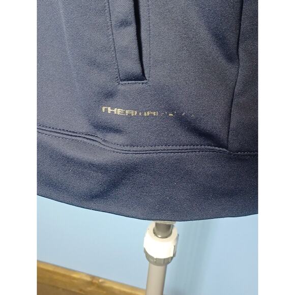 Chicago Bears Zip Up Thermal Base Jacket Graphic Sleeve Blue,Orange,Gray Large - Picture 8 of 15